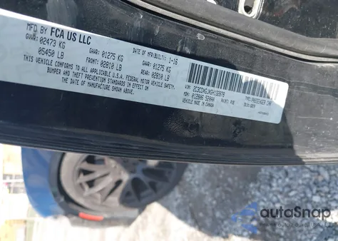 2016 Dodge Charger R/T Scat Pack from USA, damaged, VIN 2C3CDXGJXGH132878